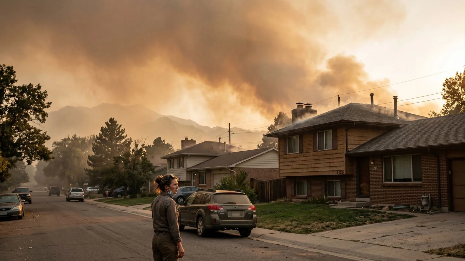 Boulder County home affected by Front Range wildfire smoke haze