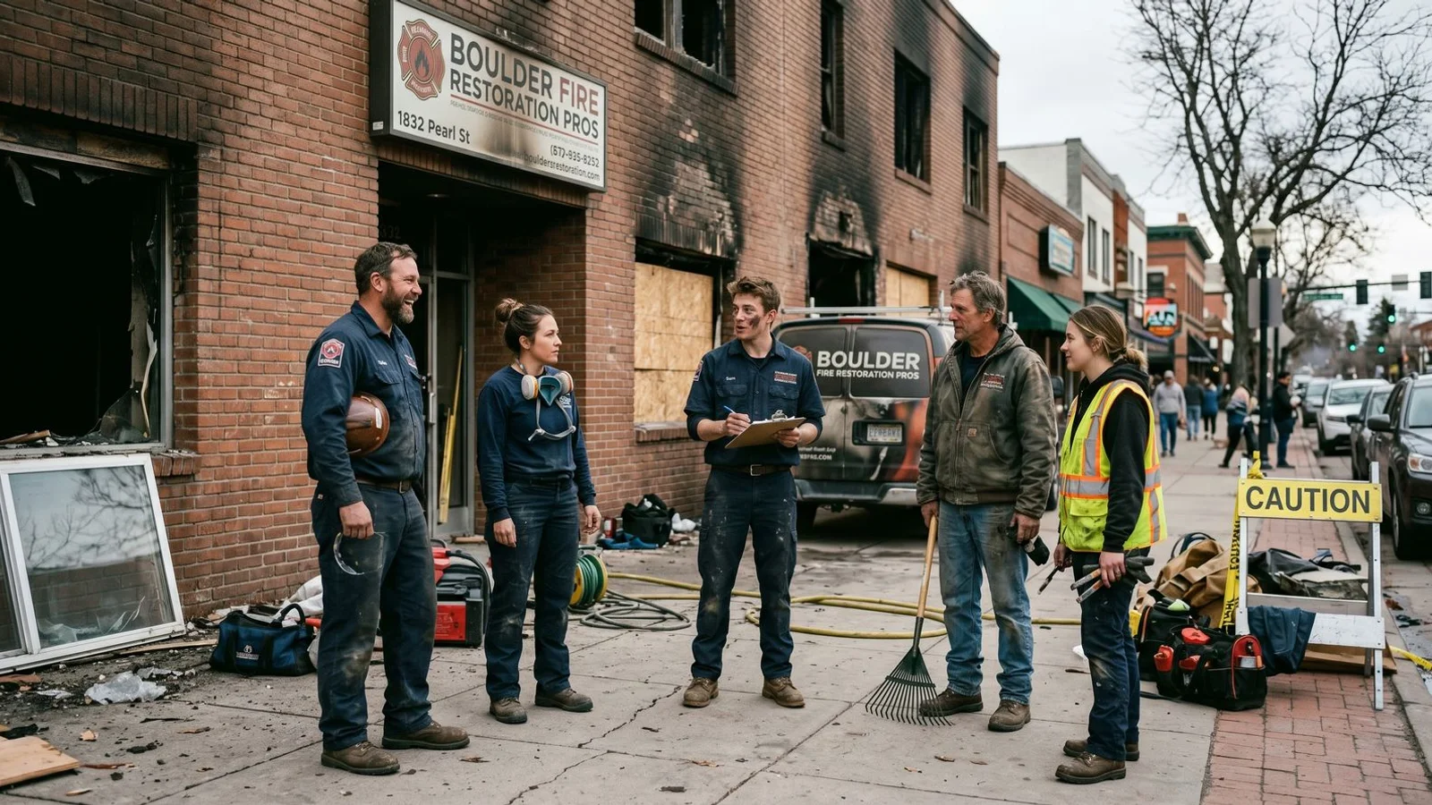 The Boulder Fire Restoration Pros team