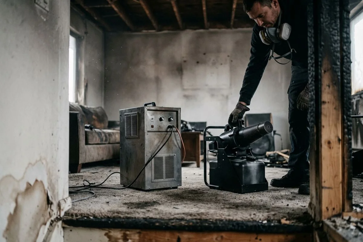 Equipment for true smoke odor elimination