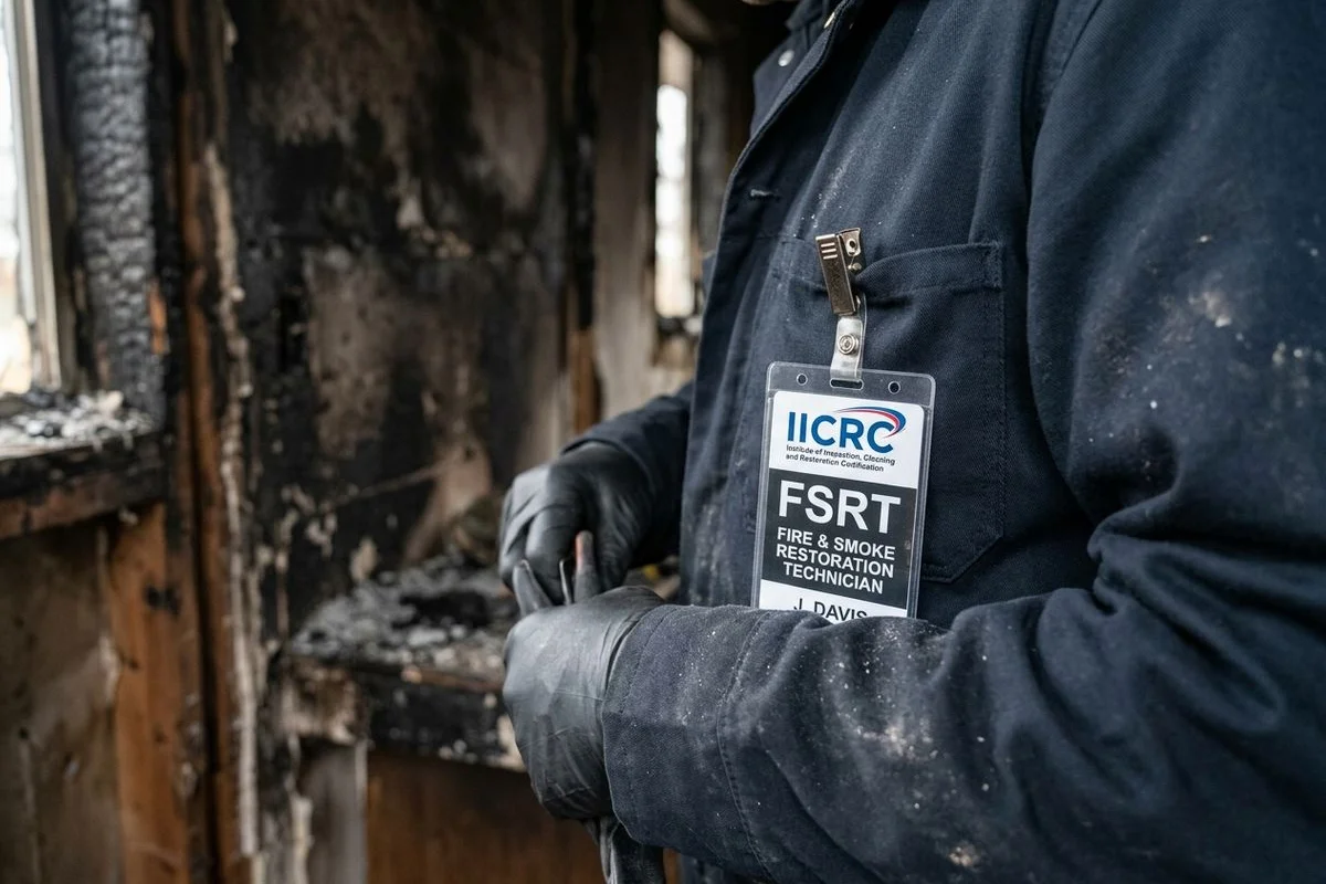 IICRC FSRT certification — the basic credential to look for