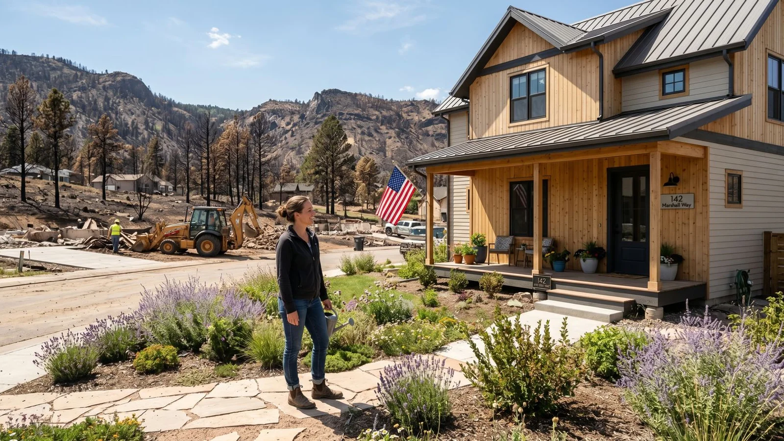 Restored Superior, Colorado home after Marshall Fire wildfire smoke recovery